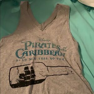 Disney pirates of the Caribbean tank top